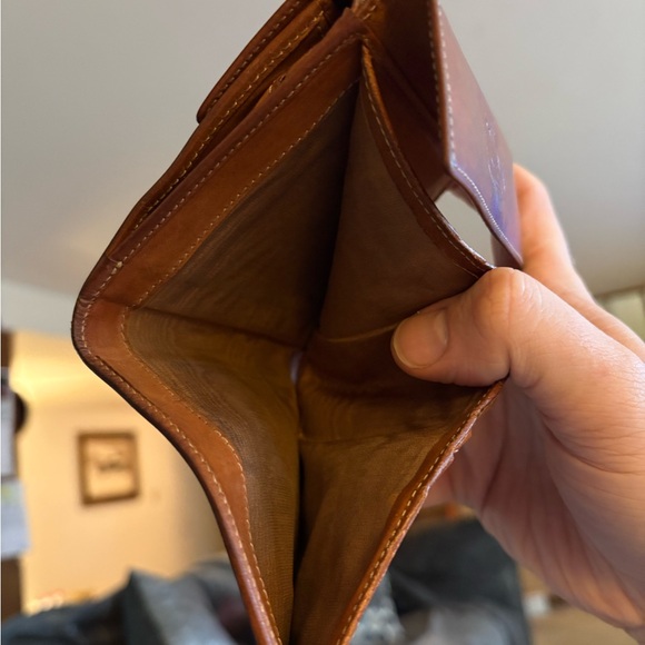 Authentic Vintage Celine Macadam Triomphe Bifold Wallet – Brown - Picture 4 of 9